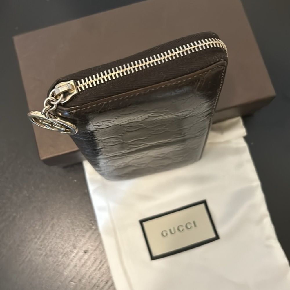 Gucci Brown Leather Wallet - Picture 5 of 11